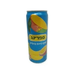 פחיות ספרינג פירות טרופיים 330 מ”ל 1/24