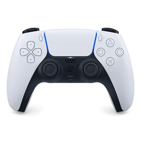 בקר משחק אלחוטי Sony PS5 DualSense Controller - צבע לבן שנה אחריות ע"י היבואן הרשמי
