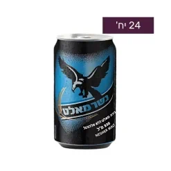 פחיות בירה שחורה נשר מאלט 330 מ”ל 1/24