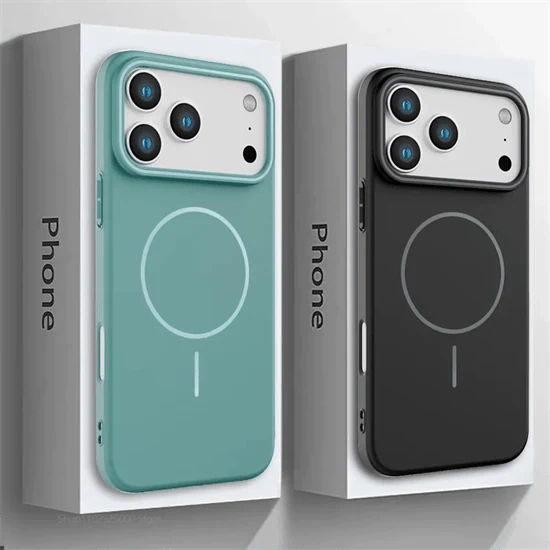 כיסוי מגנטי דק במיוחד במראה מט – תואם iPhone 17 / 16 / 15 / 14 / 13 / 12 כולל תמיכה ב-MagSafe