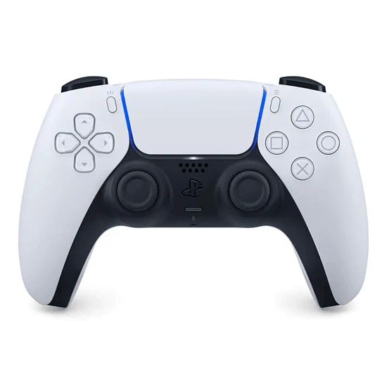 בקר משחק אלחוטי Sony PS5 DualSense Controller - צבע לבן שנה אחריות ע"י היבואן הרשמי