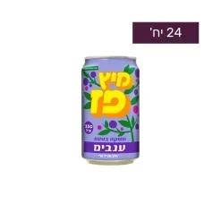 פחיות מיץ פז ענבים 330 מ”ל 1/24